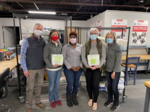 bi3 team volunteers at Sweet Cheeks Diaper Bank