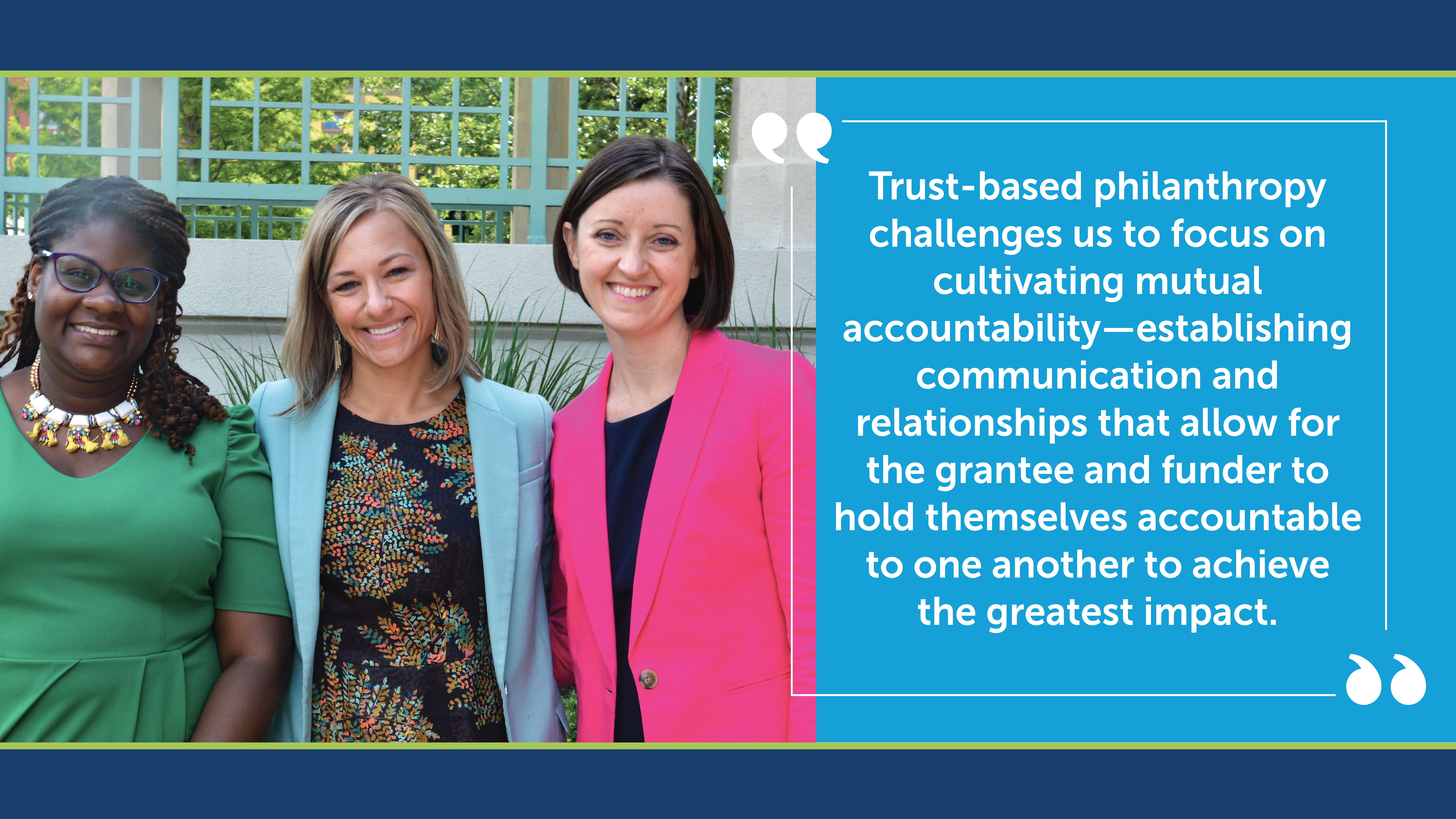 bi3 trust-based philanthropy