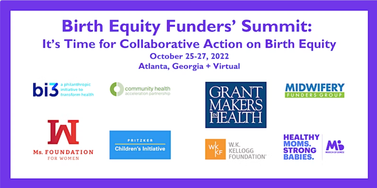 March of Dimes Birth Equity Funders' Summit