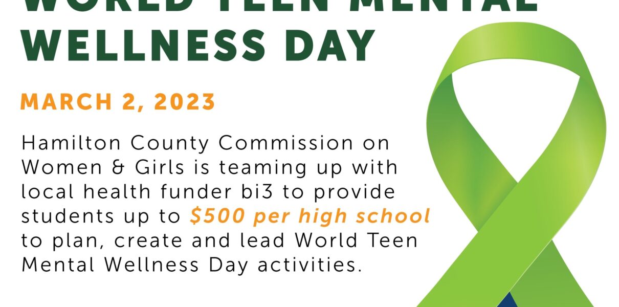 bi3 awards 11 area high schools funding for World Teen Mental Wellness Day