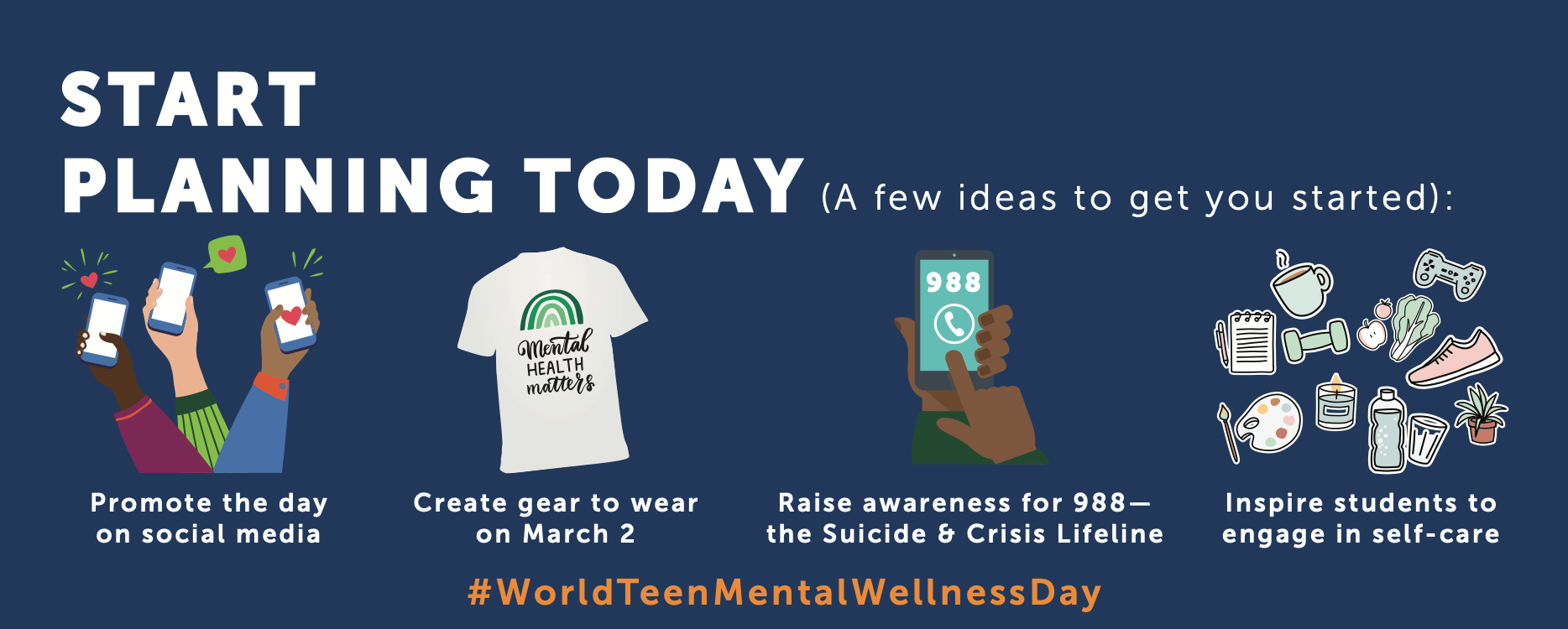 World Teen Mental Wellness Day Ideas