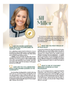 Jill Miller in Venue Magazine