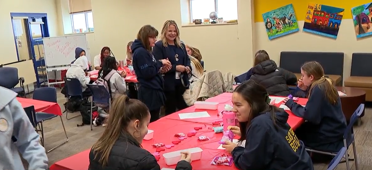 Local 12 features students participating in World Teen Mental Wellness Day