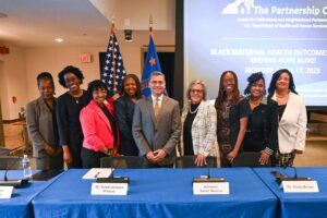 Dr. Meredith Shockley-Smith in Washington, D.C. for Black Maternal Health Week