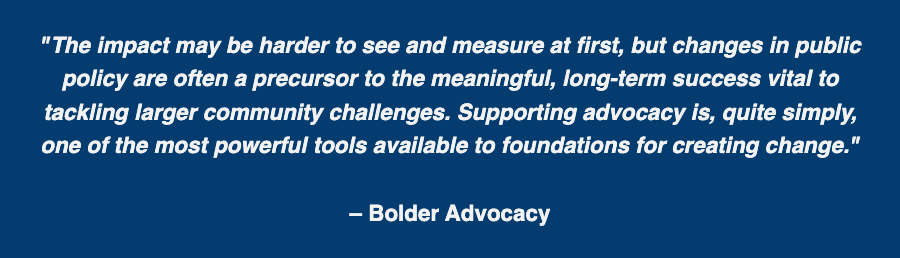 Bolder Advocacy quote