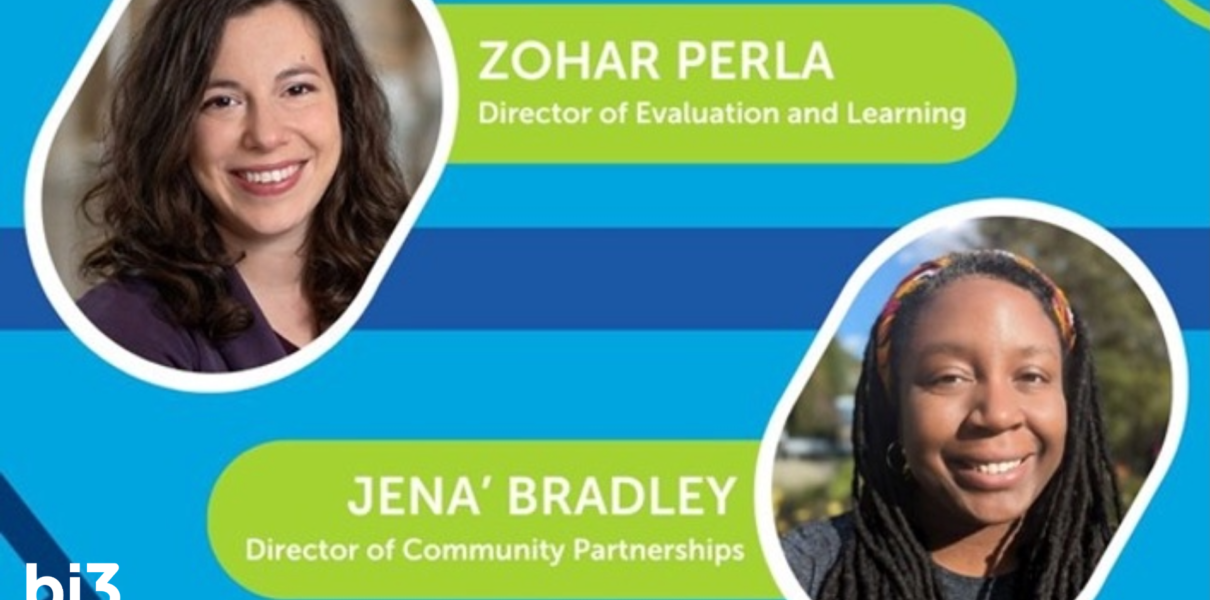 bi3 Team Focus: Jena’ Bradley and Zohar Perla