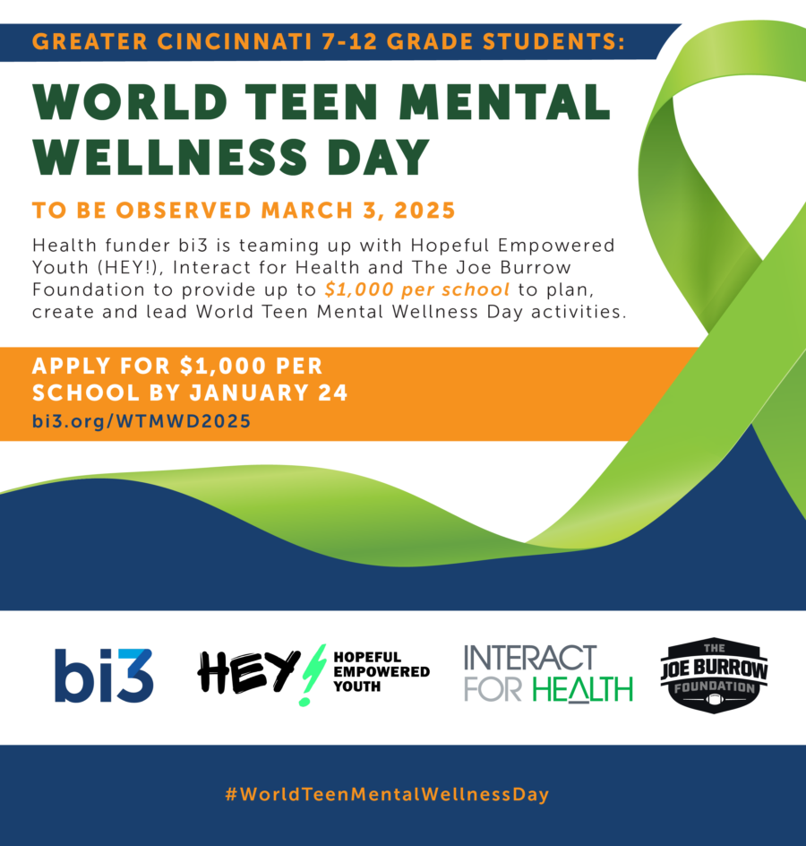 Calling Greater Cincinnati students to participate in World Teen Mental Wellness Day 2025