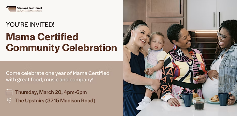 Mama Certified one year celebration