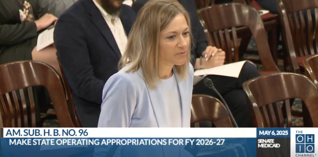 bi3 Fund President & CEO Jill Miller provides testimony for Ohio Senate Medicaid Committee