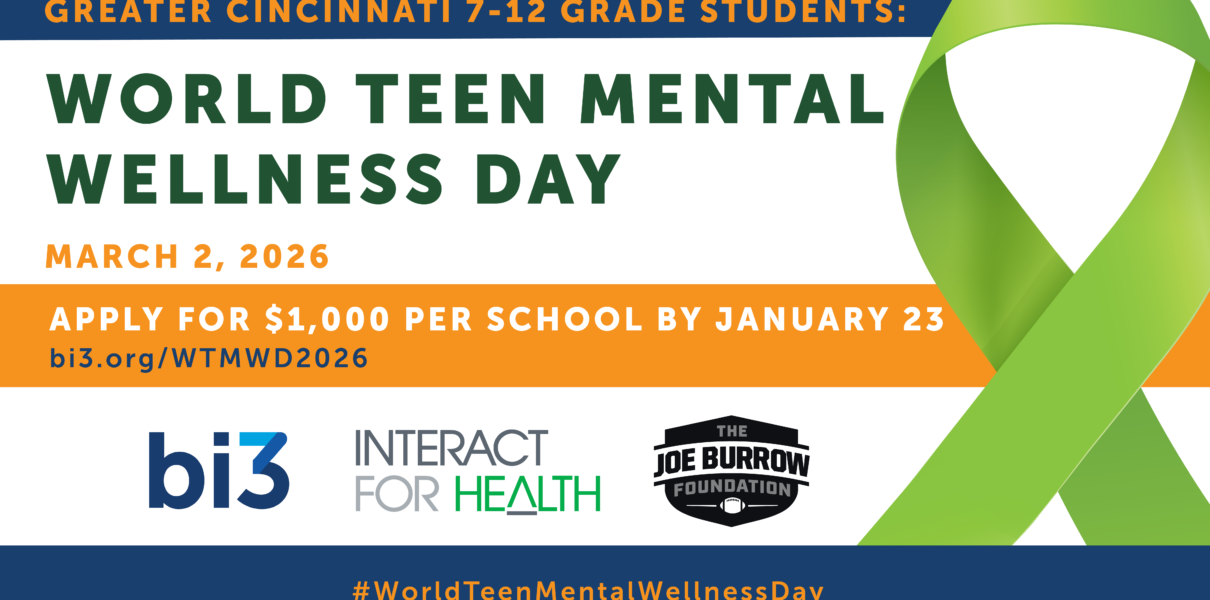 Calling Greater Cincinnati students to participate in World Teen Mental Wellness Day 2026