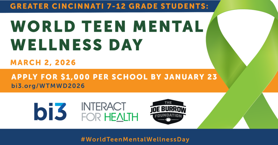 Calling Greater Cincinnati students to participate in World Teen Mental Wellness Day 2026