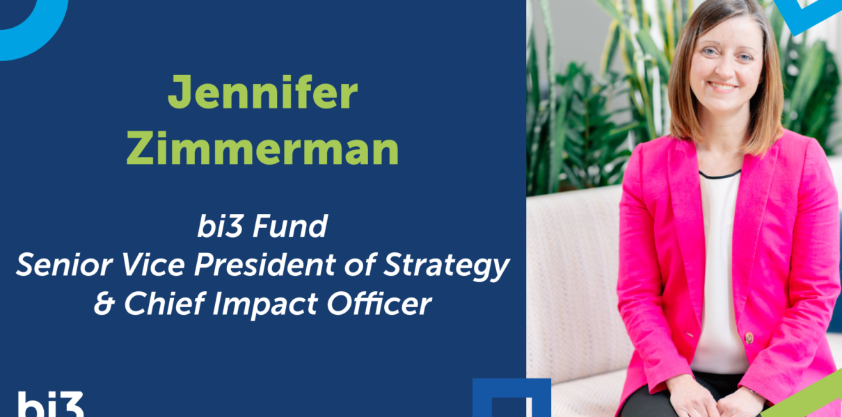 bi3’s Jennifer Zimmerman promoted to Senior Vice President of Strategy and Chief Impact Officer