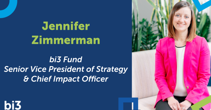 bi3’s Jennifer Zimmerman promoted to Senior Vice President of Strategy and Chief Impact Officer