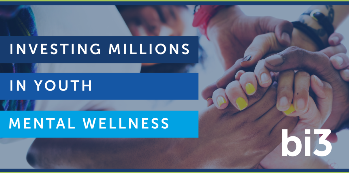 The bi3 Fund commits nearly $7 million to advance youth mental health and wellbeing