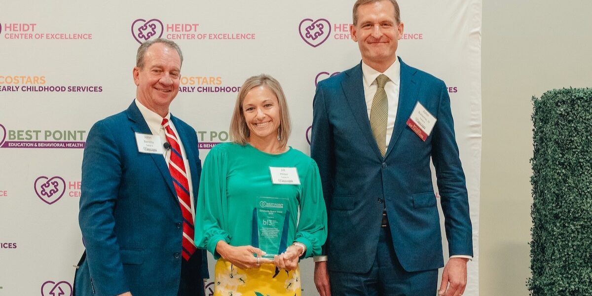 Best Point Education & Behavioral Health gives bi3 the inaugural “Community Partner Award”